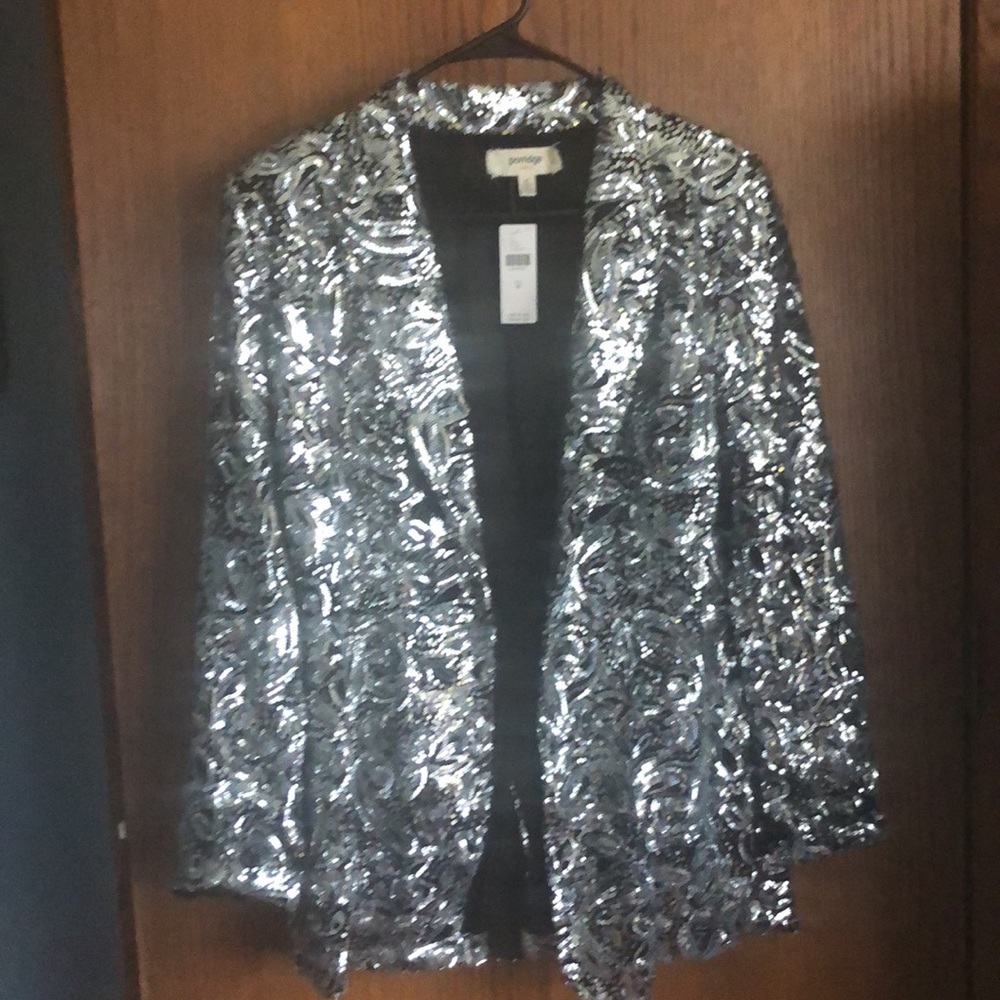 NWT from Anthropologie Beautiful Blazer have EXTRA FUN wearing this Holiday